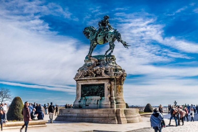 Budapest Travel Guide-What Every Tourist Should Know About Budapest Castle Statue Blue Horse Rider 768x512 - Budapest Travel Guide-What Every Tourist Should Know About Budapest