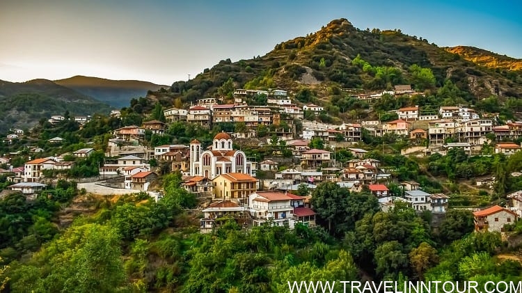 Cyprus Countryside Village Troodos Mountains